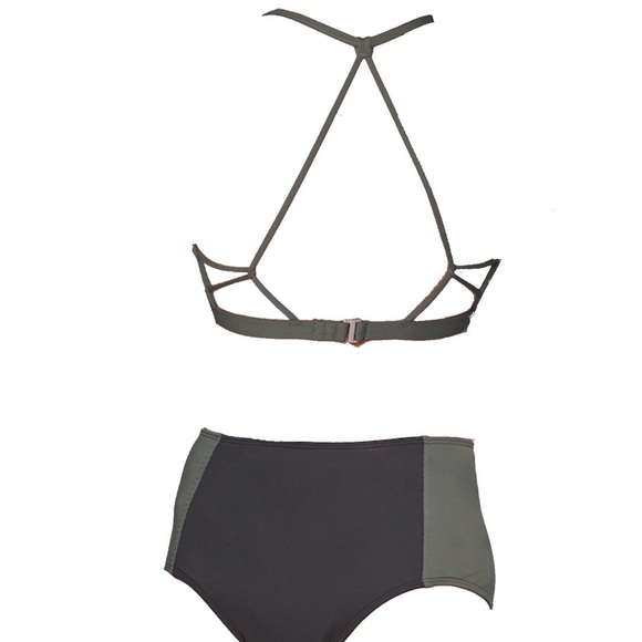 Athleta Olive and Black Bikini Set - Picture 5 of 5